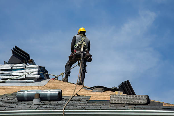 Professional Roofing technician working in San Martin, CA